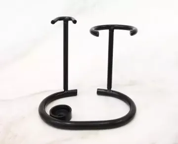 Подставка для помазка и станка KURT, чёрный, К_90007BL