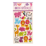 Наклейки выпуклые "Животный мир" 20*10см.