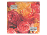 Салфетки 33*33 20листов 2-х слойные Розы кимберли