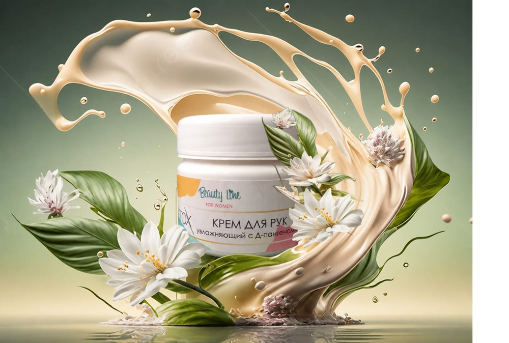 Крем для рук с Д-пантенол Beauty Line DETOX