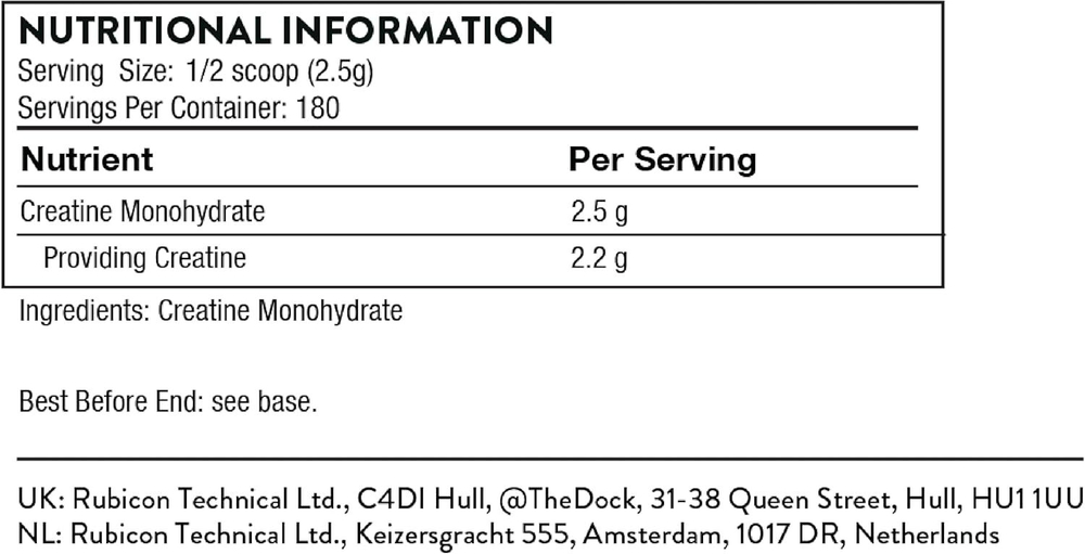 Thorne Creatine 450g.