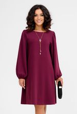 Платье Саманта (46-52) Serenada вишневый (Акция)