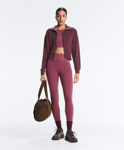 OYSHO Компрессионные легинсы Compressive Basic до щиколотки, длина 65 см, пыльно-розовый