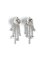 Серьги "Shell chandelier" Silver