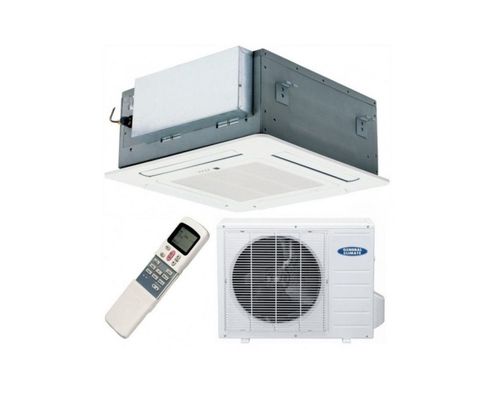 Кассетный кондиционер компакт General Climate GC-4C12HRF(c) / GU-U12HF