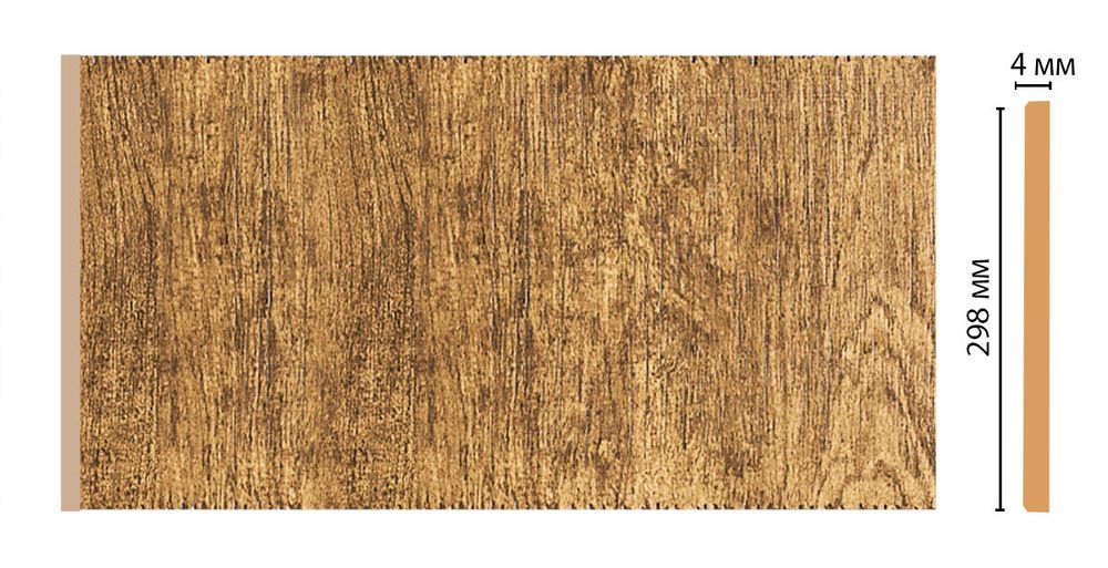 Панель декоративная Decomaster W30-4 298*4*2400мм