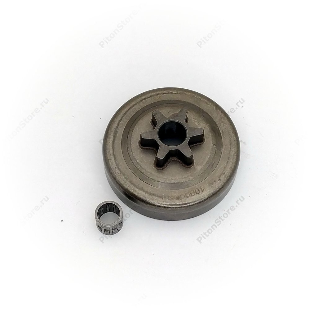 Корзина сцепления б/п Partner 350 (3/8"Picco-6, 63/13-мм, цельная, подшипник) [Champion]