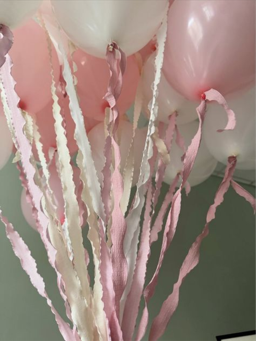 Лента декоративная для шара, цвет в ассорт.