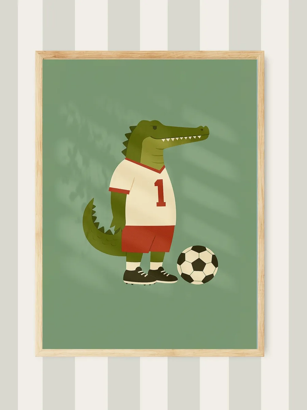 Постер для детской мальчика 50х70 см спорт ретро стиль