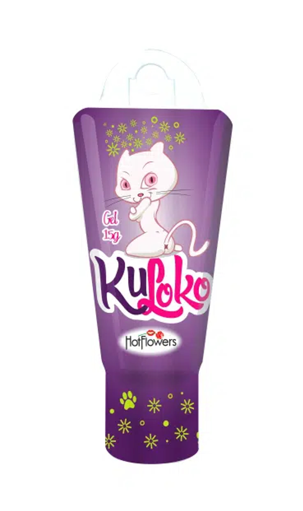 HotFlowers KULOKO - Анальный лубрикант с согревающим и вибрационным эффектом