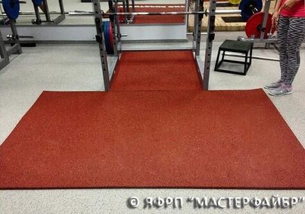 Резиновое покрытие для тренажерного зала