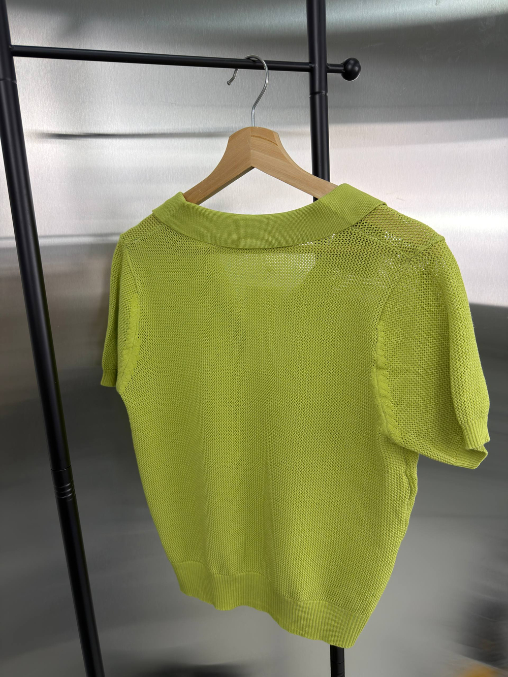 Футболка-поло женская артикул 9610 цвет "фисташковый"