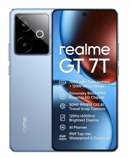Смартфон Realme GT7T 12/512Gb EAC (Ростест)