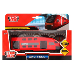 Модель ин. мет. "Поезд экспресс" 16см, открыв. двери, коробка SB-18-15WB.19 (Технопарк)