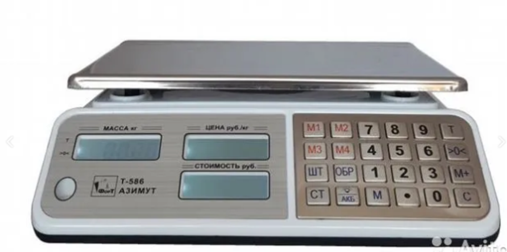 Весы ФорТ-Т 586А (32кг/5г) LCD Азимут