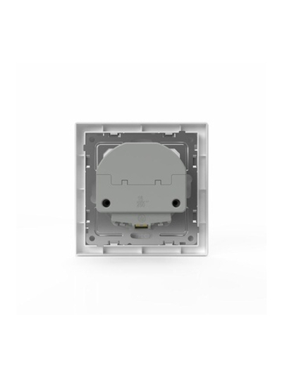 Розетка 1-м СП Pixel IP20 с заземл. с 2-мя заряд. устр. USB тип A+A механизм бел. TOKOV ELECTRIC TKE-PX-R1U2A-C01
