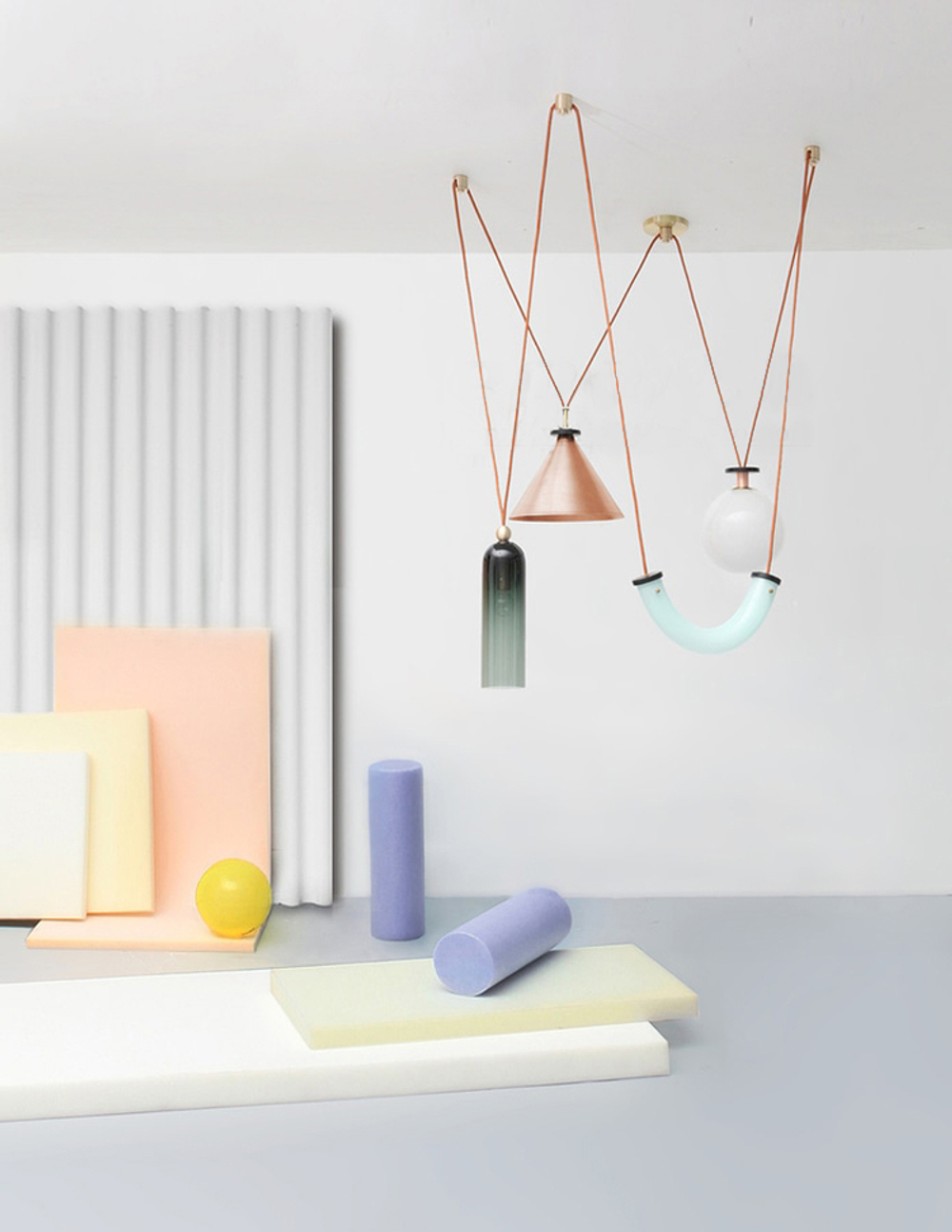 Pendant design lamp  Shape Up 5 by Roll & Hill