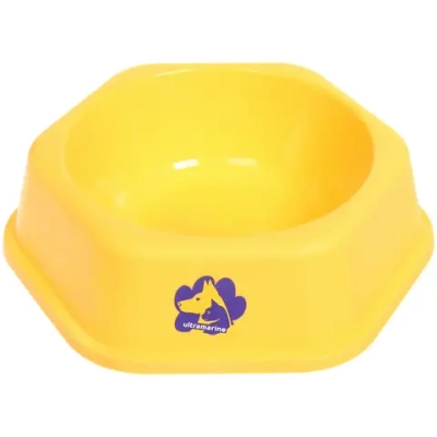 Миска пластиковая «МУРОЧКИН», цвет лимонный, 19,56см /450мл