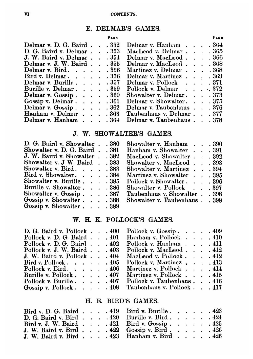 The Book of the Sixth American Chess Congress: Containing the Games of the International Chess tournament | William Steinitz
