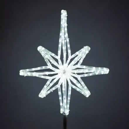 Макушка Роза Ветров Эконом 50 см. для елей высотой от 3 до 5 м., белая, Green Trees (roz-50white)