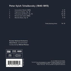 Mikhail Pletnev, Russian National Orchestra / Tchaikovsky Selections (SACD)