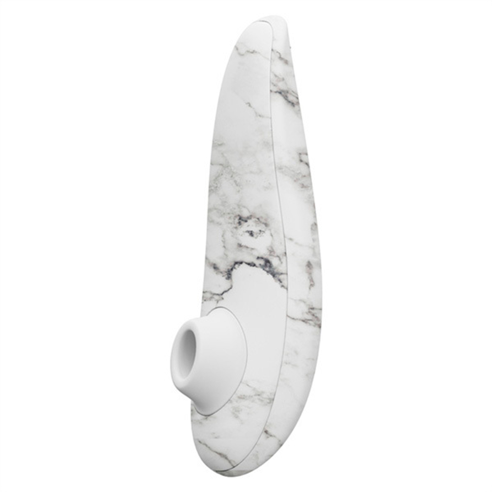 Мраморно-белый бесконтактный стимулятор для клитора Womanizer Classic 2 Marilyn Monroe White Marble WZ222SG2
