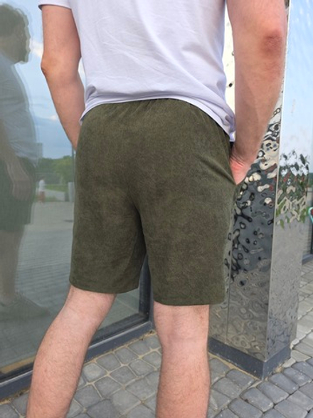 Шорты повседневные вельвет Casual LEGENDA хаки