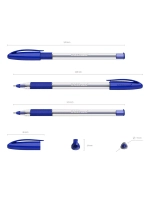 Ручка шариковая U-109 Classic 1.0, синяя, 20 шт