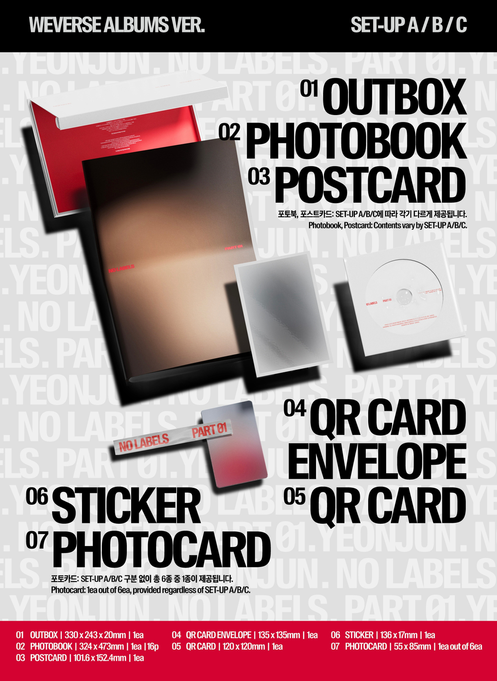 Альбом YEONJUN - NO LABELS: PART 01 [Weverse Albums ver.]