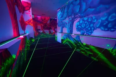 Лазерный лабиринт 38 м2