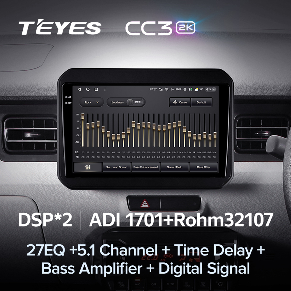 Teyes CC3 2K 9"для Suzuki Ignis 2016-2020