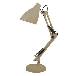 Настольный светильник ЭРА N-123-Е27-40W-BG бежевый