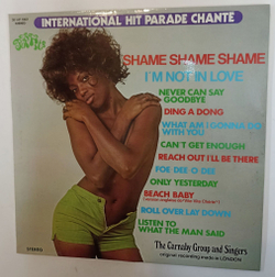 Винтажная виниловая пластинка LP The Carnaby Group And Singers International Hit Parade Chante Vol.2 (France 1975)