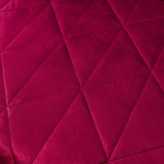 Велюровое покрывало в клетку с наволочками OVL035