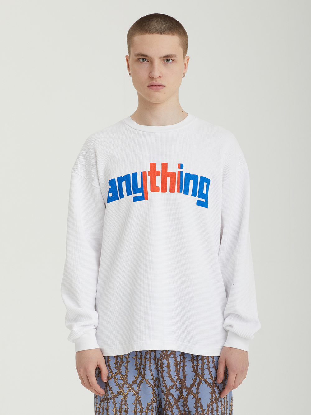 Мужской Свитер Midtown Logo Logo Waffle