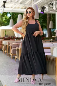 Платье 589-черный Minova