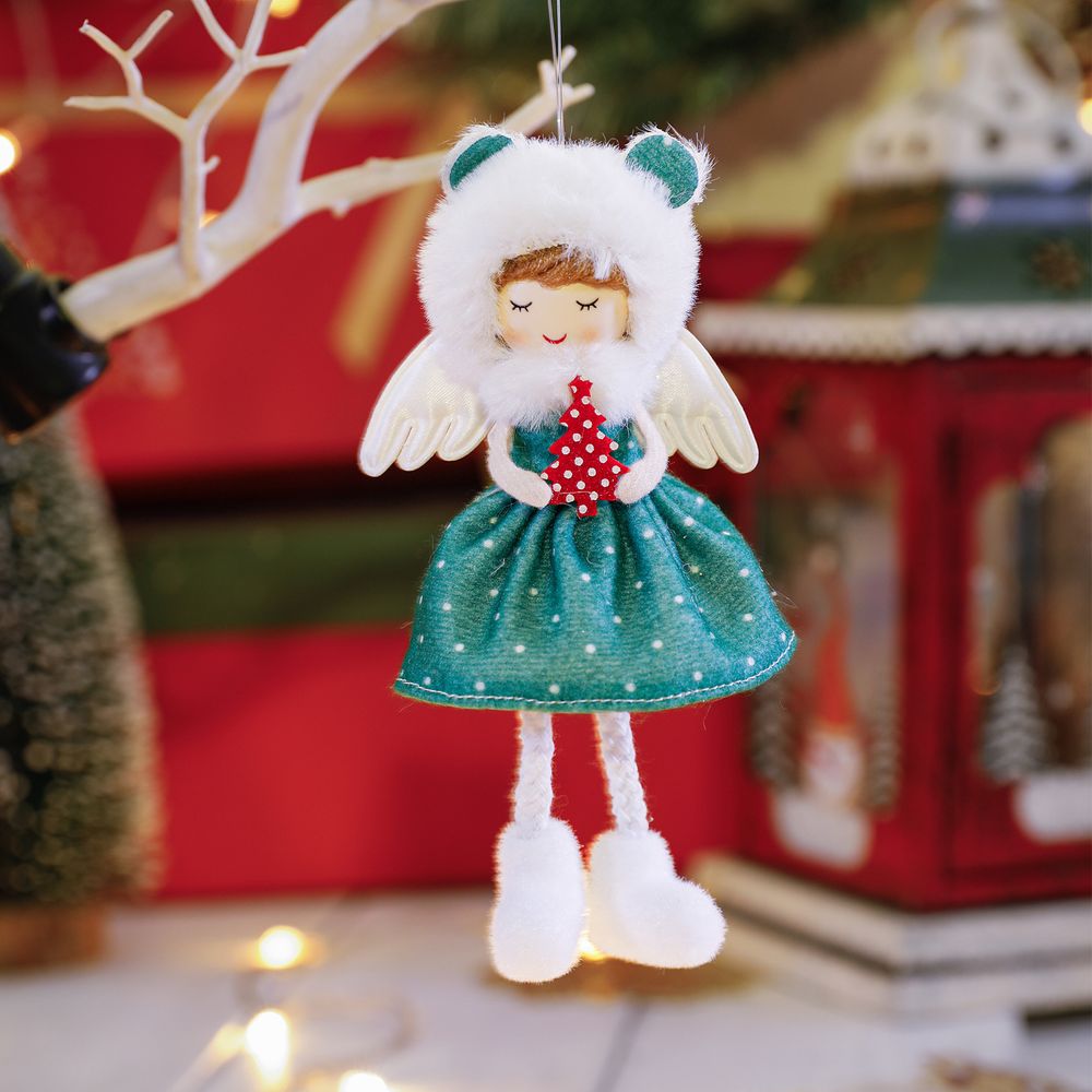 Декоративный ангелочек новогодний &quot;Angel&quot;, зеленый