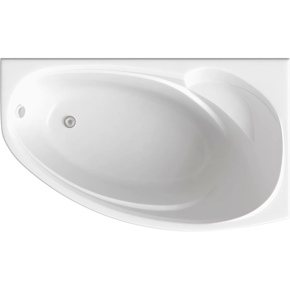 Акриловая ванна Bas (Бас) Фэнтази 150х88 R, с каркасом