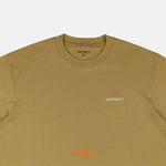  Футболка мужская Carhartt WIP Script Embroidery артикул:I030435_agate - купить в магазине Дайс