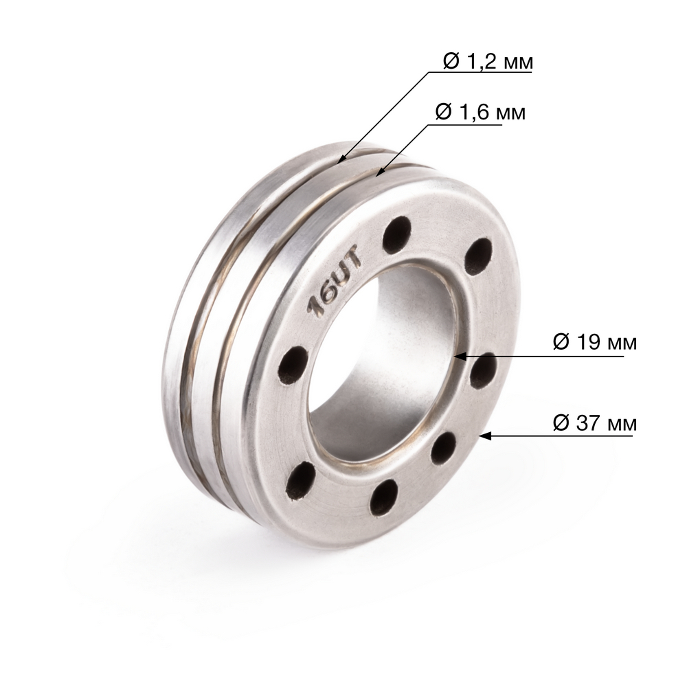 Ролик WECO 1.2/1.6 D=37х12 d=19 U