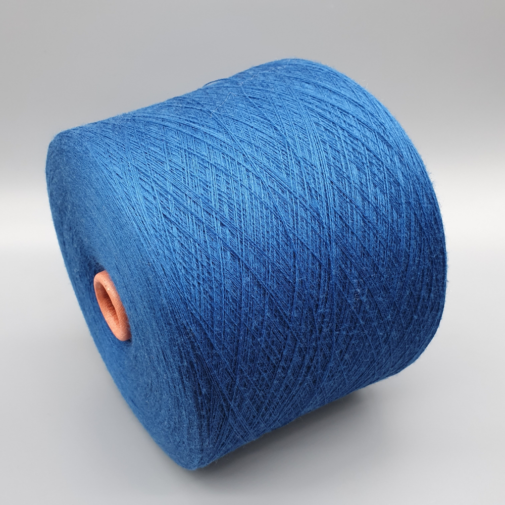 Пряжа Zegna Baruffa Cashwool UNITO 2/36 (100% мериносовая шерсть), 1800м/100гр, синий