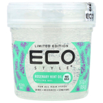 Eco Style, гель для укладки волос, максимальная фиксация, для всех типов волос, масло розмарина и мяты, 454 г (16 унций)
