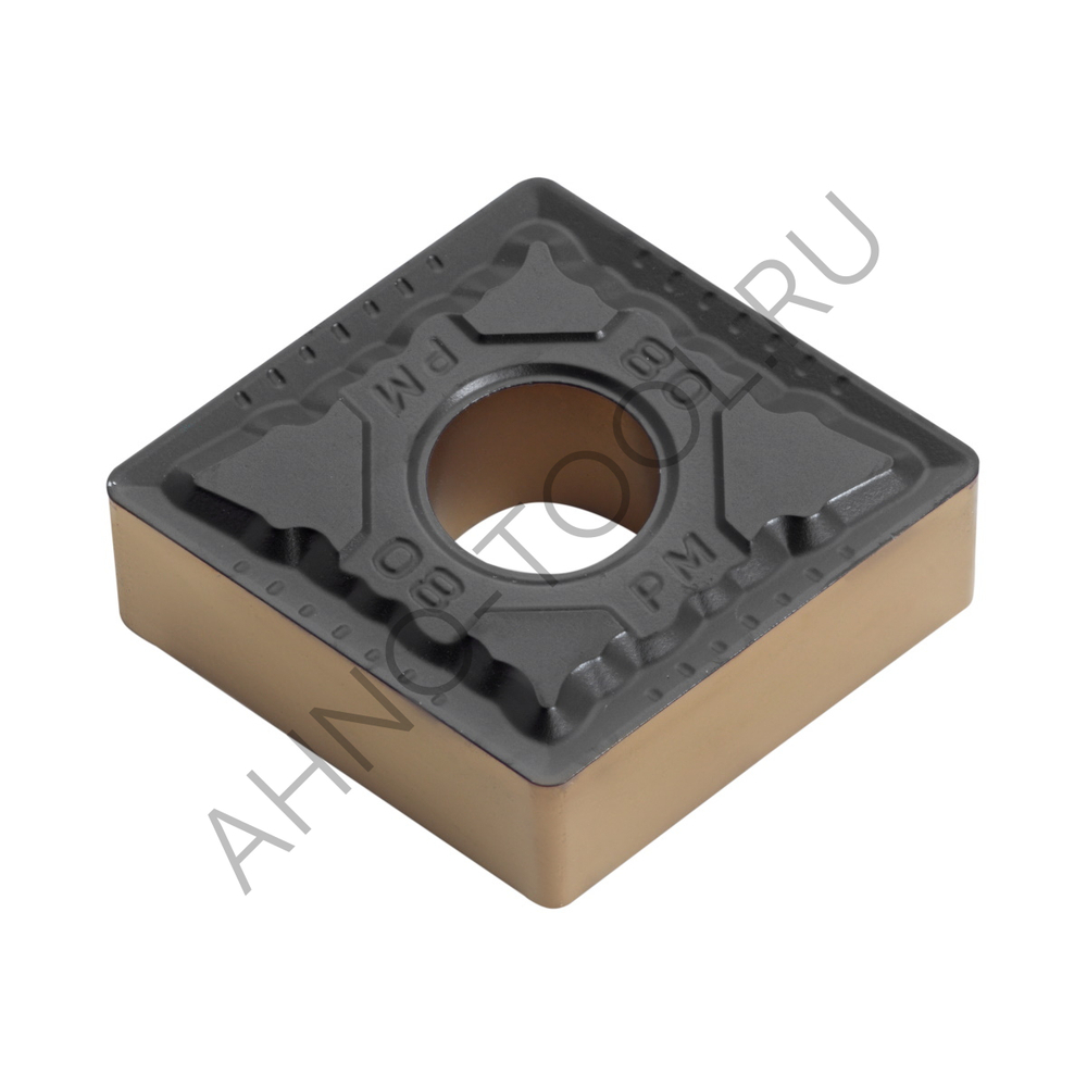 Пластина твердосплавная ISO CNMG160608-PM ACP20E AHNO по стали, получистовая