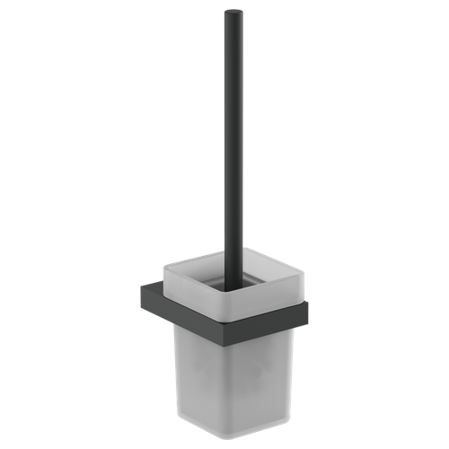 Ёршик туалетный настенный нерж. сталь/стекло CORINTO 16937.N чёрный