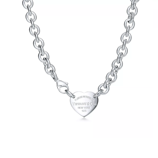 Чокер Heart Tag Chain Link Choker Tiffany&Co