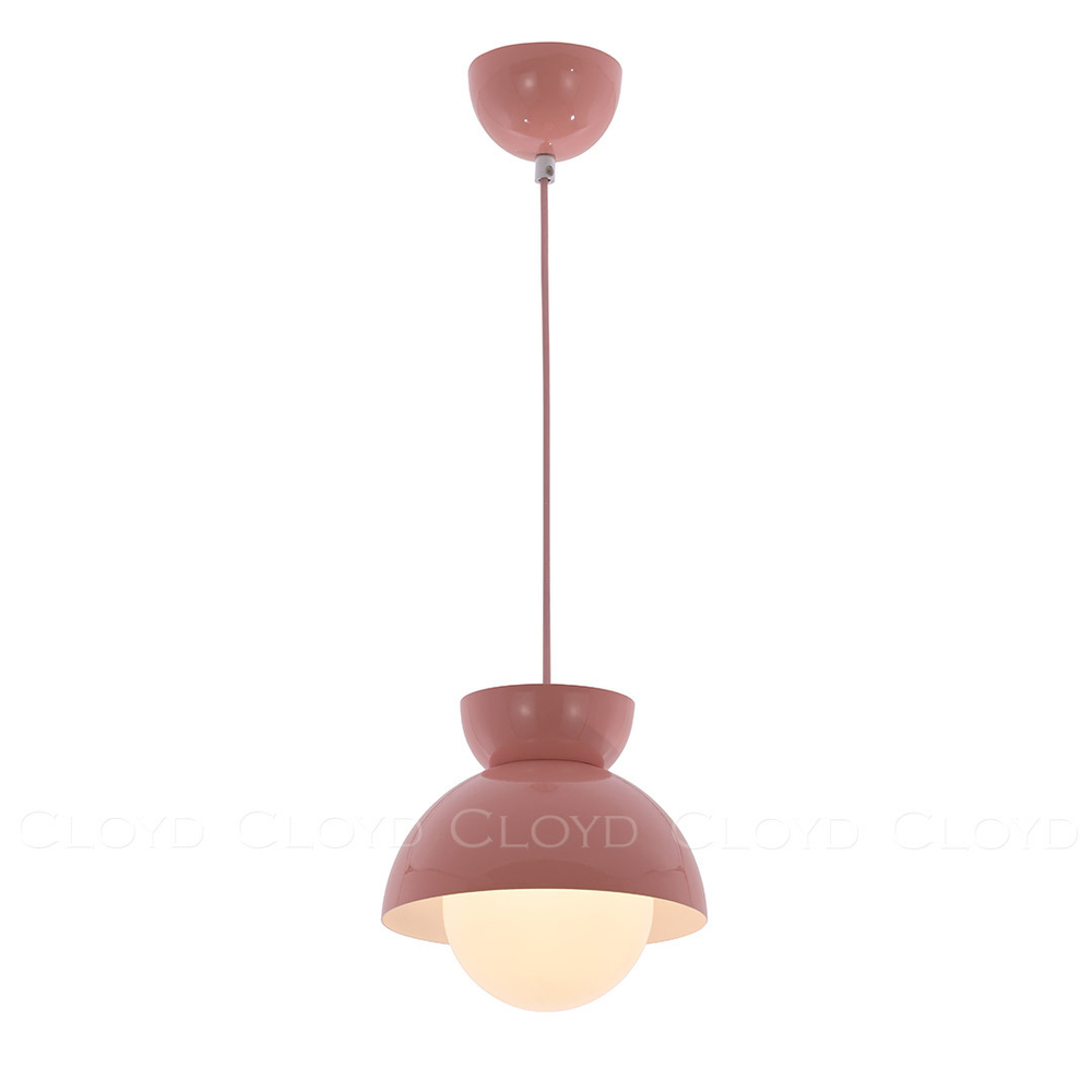 Подвесной светильник Cloyd ERMA-A P1 / Ø20 см - коралловый (арт.11340)