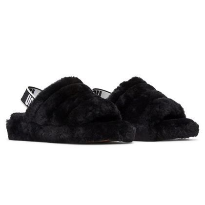 UGG Fluff Yeah Slide Black