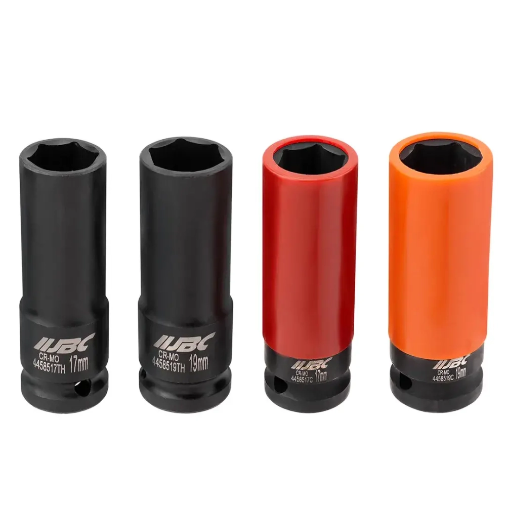 Головки ударные тонкостенные, набор 4пр., 1/2''(6гр.) JBC JBC-4032TH44