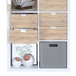 Фора модуль с двумя ящиками, ручка металл, 33*37*33 см, дуб беленый