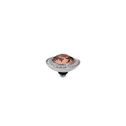 Шарм Qudo Tondo Deluxe Blush Rose 647036 R/S цвет розовый, бежевый, серебряный